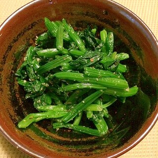 ほうれん草のポン酢和え